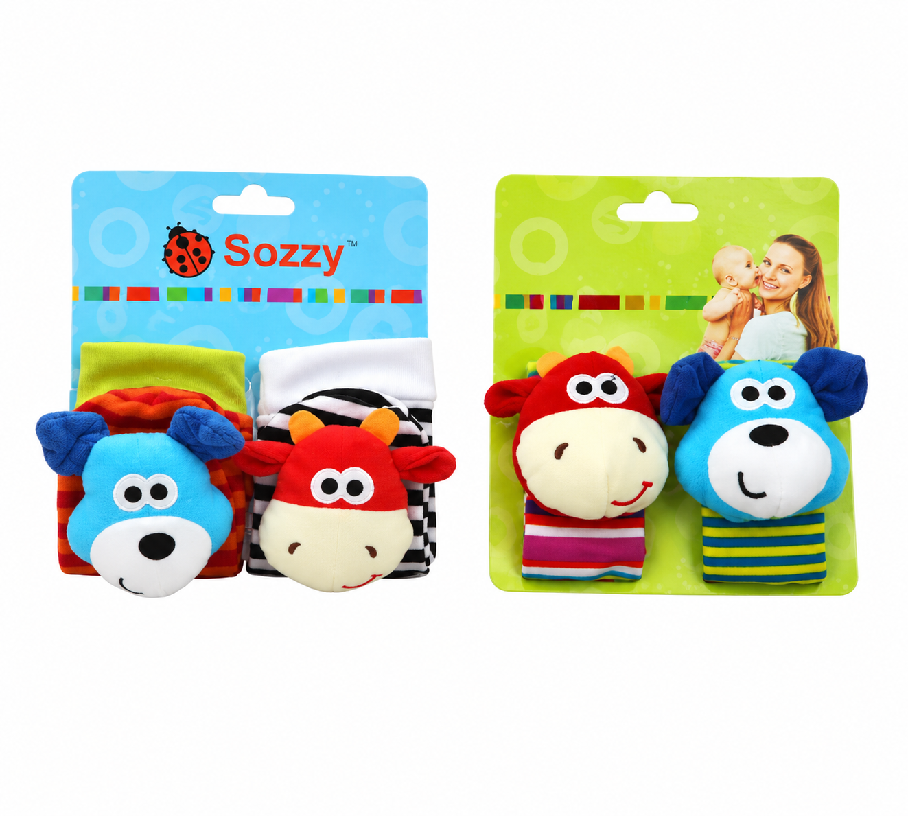 PrimePicks Baby Wrist Rattle Socks - Sensory Development & Interactive Play