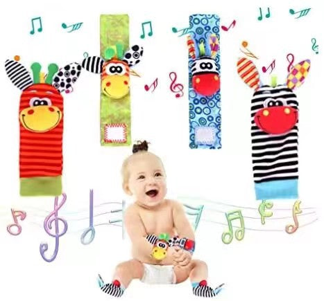 Wrist Rattles and Foot Finder Socks
