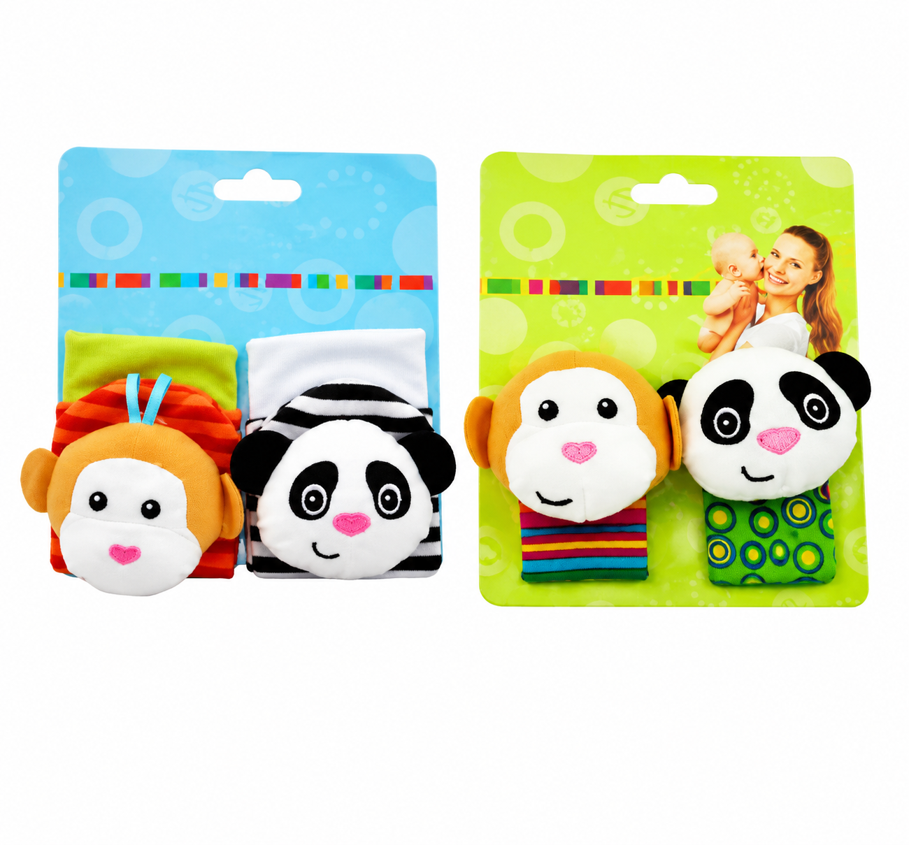 PrimePicks Baby Wrist Rattle Socks - Sensory Development & Interactive Play