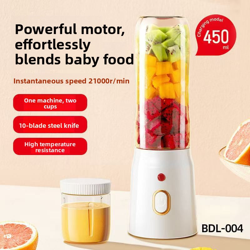 Portable Electric Juicer Blender Cup – USB Rechargeable
