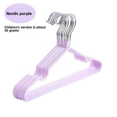 Durable Plastic-Coated Anti-Slip Clothes Hangers for Home Use (10-Pack)