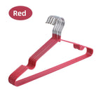 Durable Plastic-Coated Anti-Slip Clothes Hangers for Home Use (10-Pack)