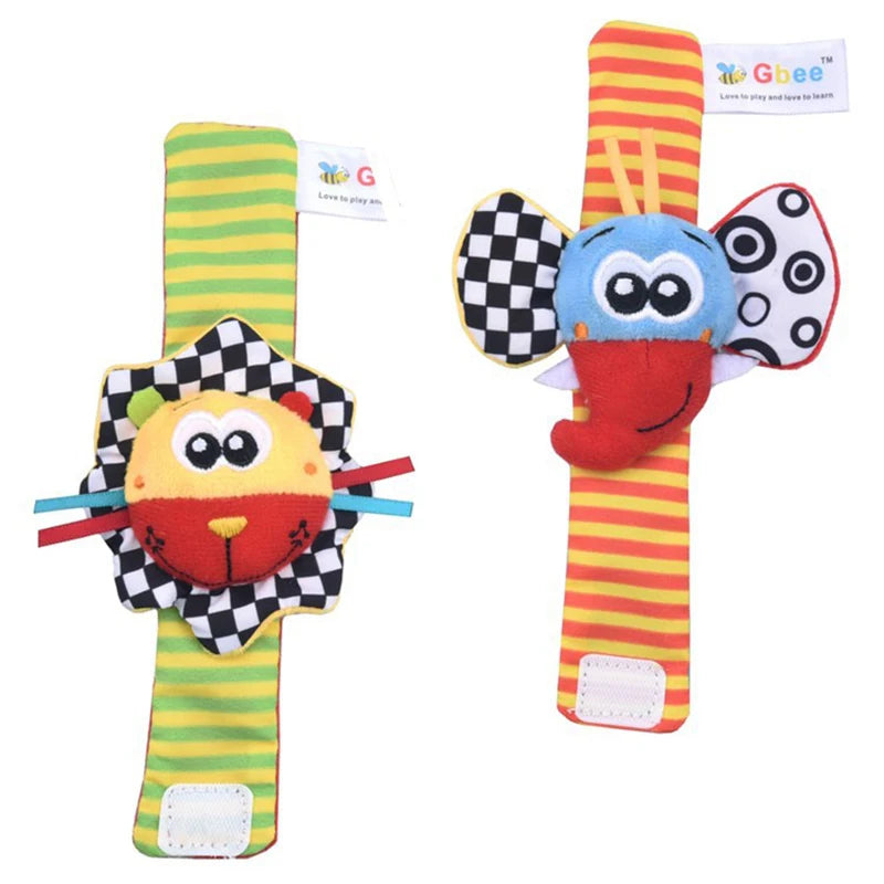 PrimePicks Baby Wrist Rattle Socks - Sensory Development & Interactive Play
