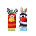 PrimePicks Baby Wrist Rattle Socks - Sensory Development & Interactive Play