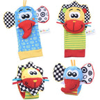 PrimePicks Baby Wrist Rattle Socks - Sensory Development & Interactive Play