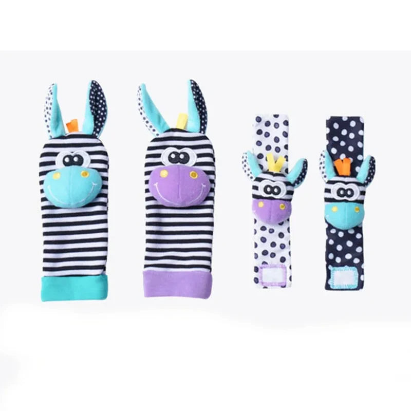 PrimePicks Baby Wrist Rattle Socks - Sensory Development & Interactive Play