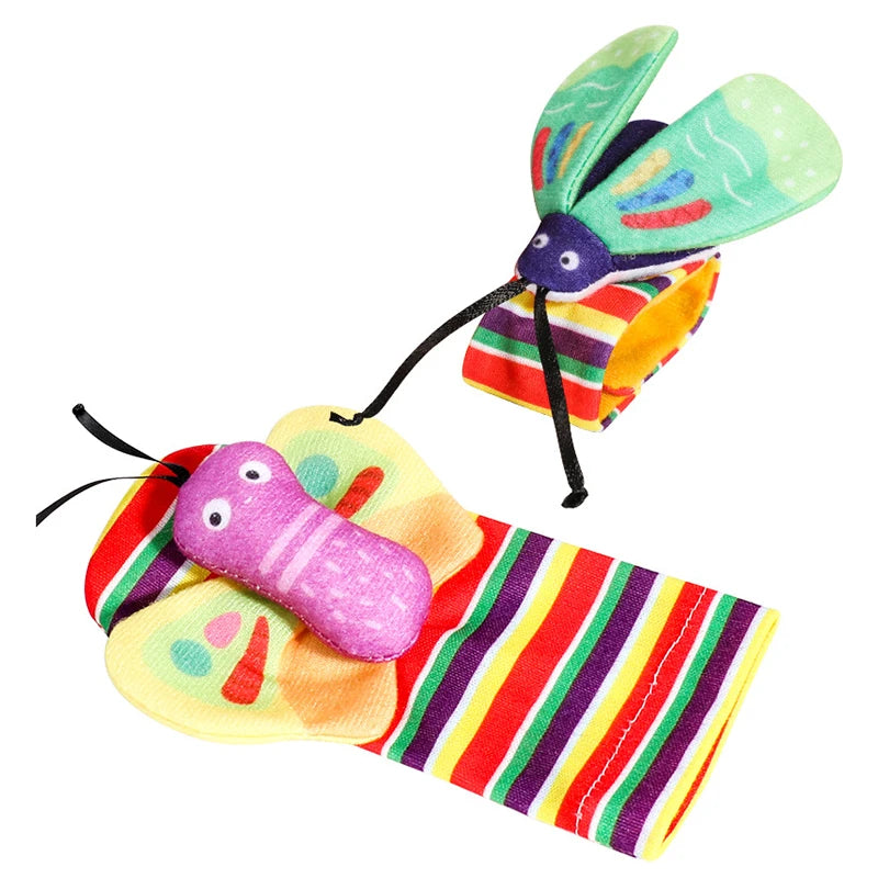 PrimePicks Baby Wrist Rattle Socks - Sensory Development & Interactive Play