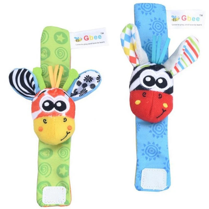 PrimePicks Baby Wrist Rattle Socks - Sensory Development & Interactive Play