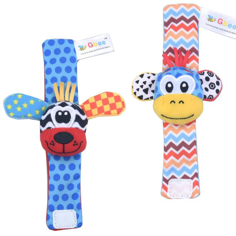 PrimePicks Baby Wrist Rattle Socks - Sensory Development & Interactive Play