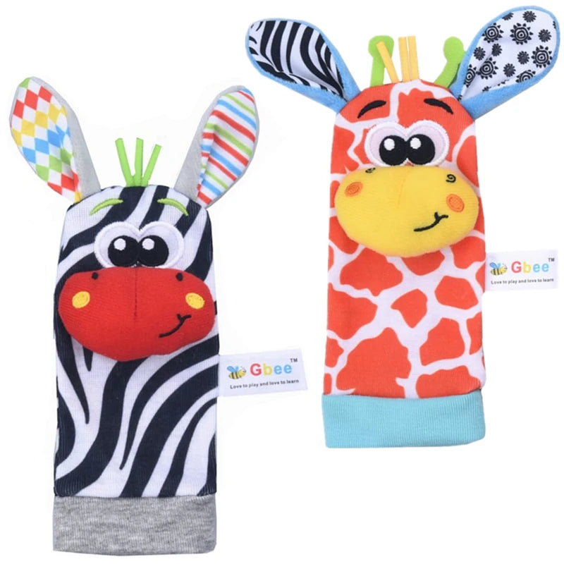 PrimePicks Baby Wrist Rattle Socks - Sensory Development & Interactive Play