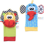 PrimePicks Baby Wrist Rattle Socks - Sensory Development & Interactive Play