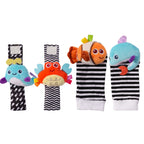 PrimePicks Baby Wrist Rattle Socks - Sensory Development & Interactive Play