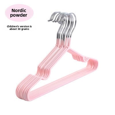 Durable Plastic-Coated Anti-Slip Clothes Hangers for Home Use (10-Pack)