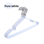 Durable Plastic-Coated Anti-Slip Clothes Hangers for Home Use (10-Pack)