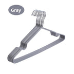 Durable Plastic-Coated Anti-Slip Clothes Hangers for Home Use (10-Pack)