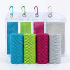 4-Pack Microfiber Cooling Towels for Sports and Fitness