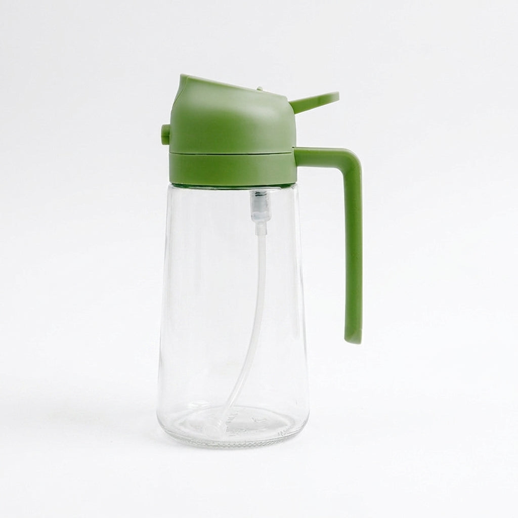 Automatic Dual-Use Glass Oil Spray Bottle