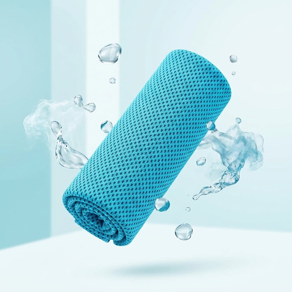 4-Pack Microfiber Cooling Towels for Sports and Fitness