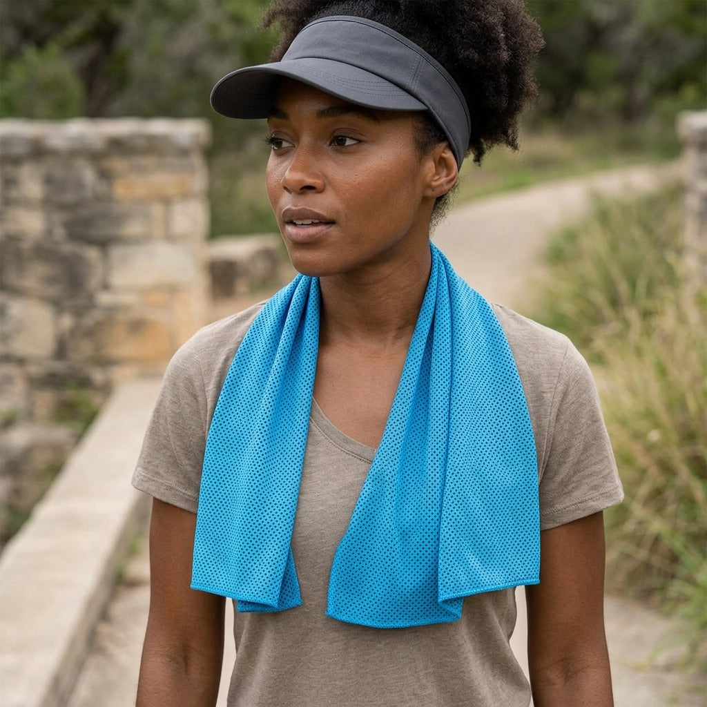 4-Pack Microfiber Cooling Towels for Sports and Fitness